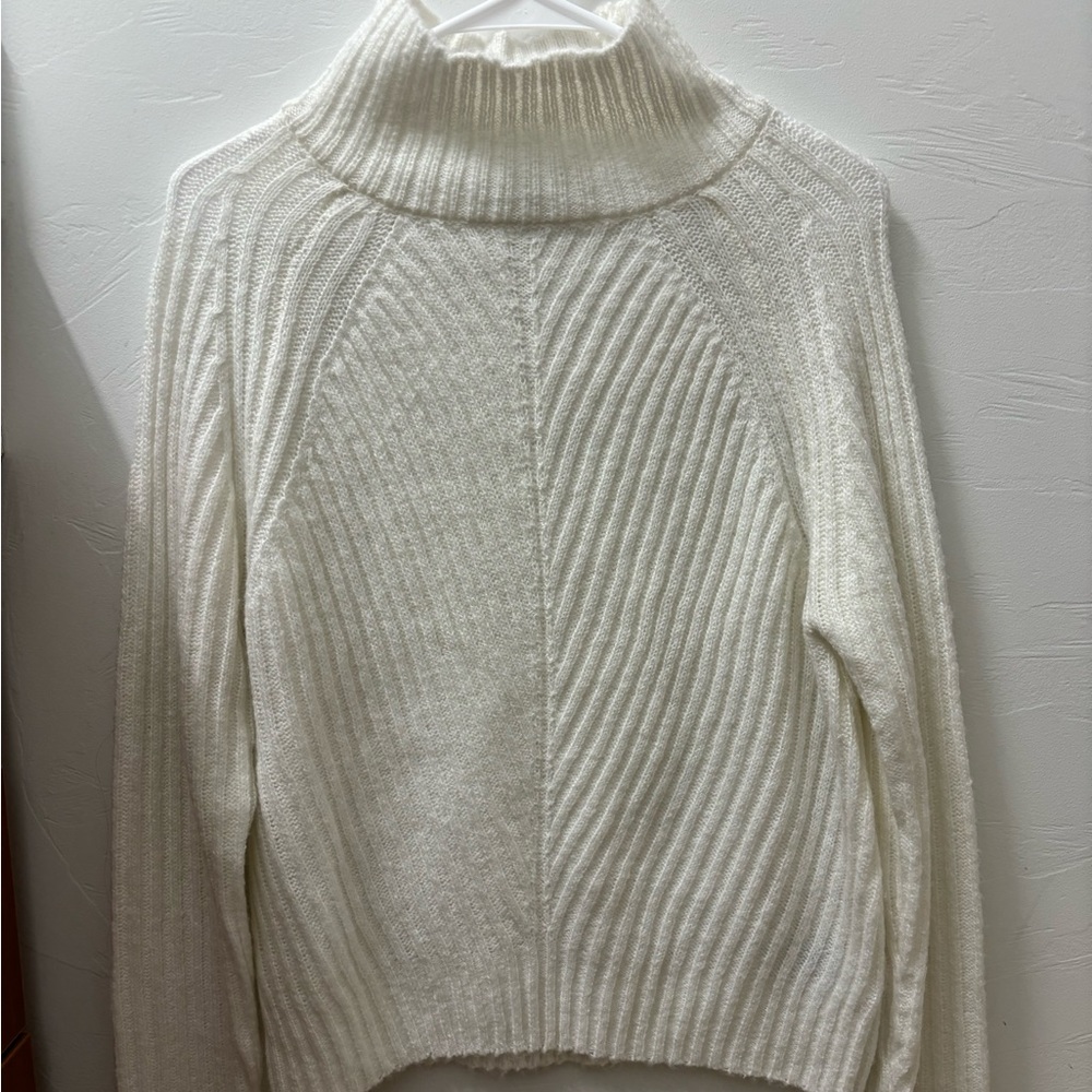 And Now This Turtleneck White Sweater